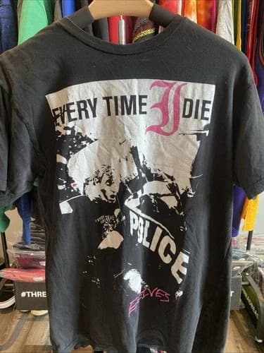 Every Time I Die - Ex Lives Police Riot T-Shirt (2012)